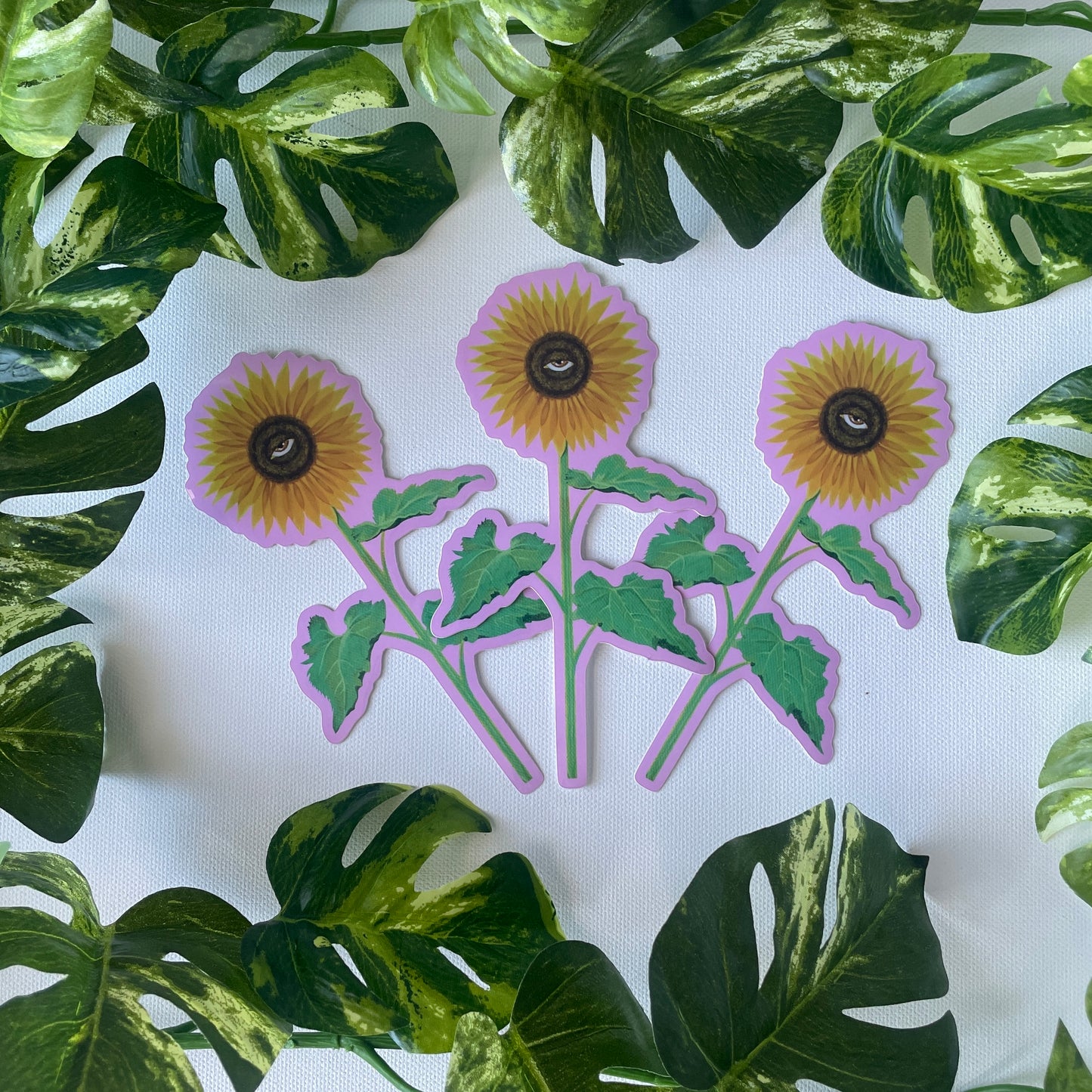 Sunflower Large Sticker Print