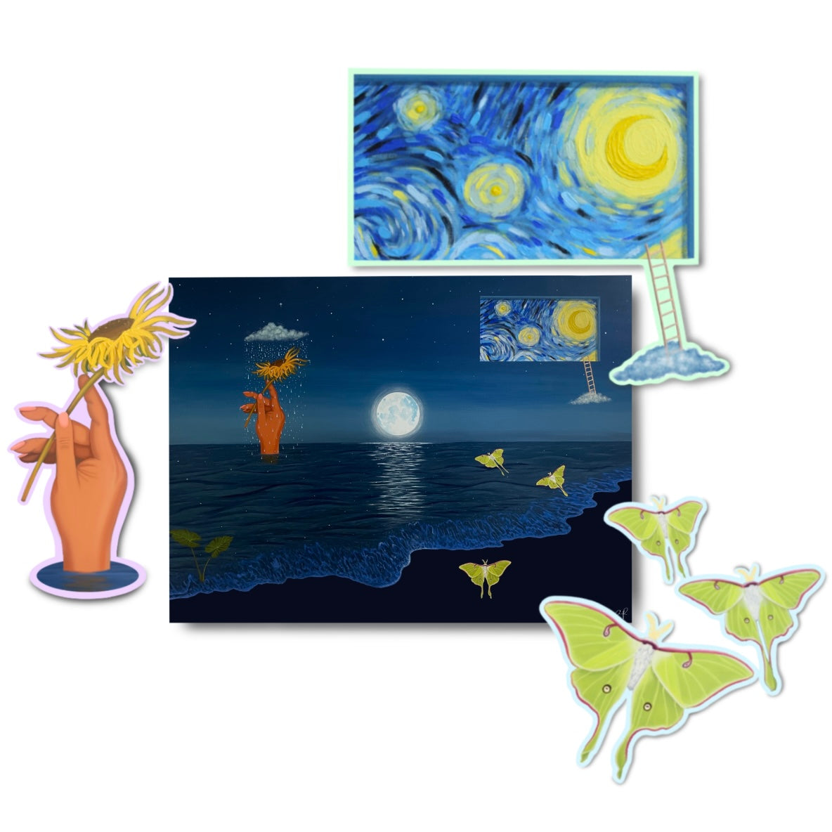 “New Moon” Sticker Pack